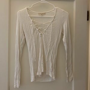 Project Social T Lace Up Longsleeve